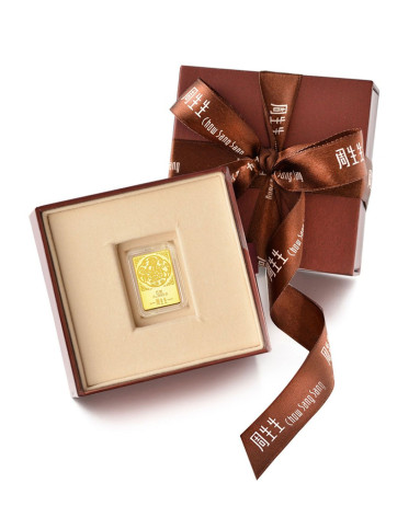 周生生 au999.9猴年金片5克