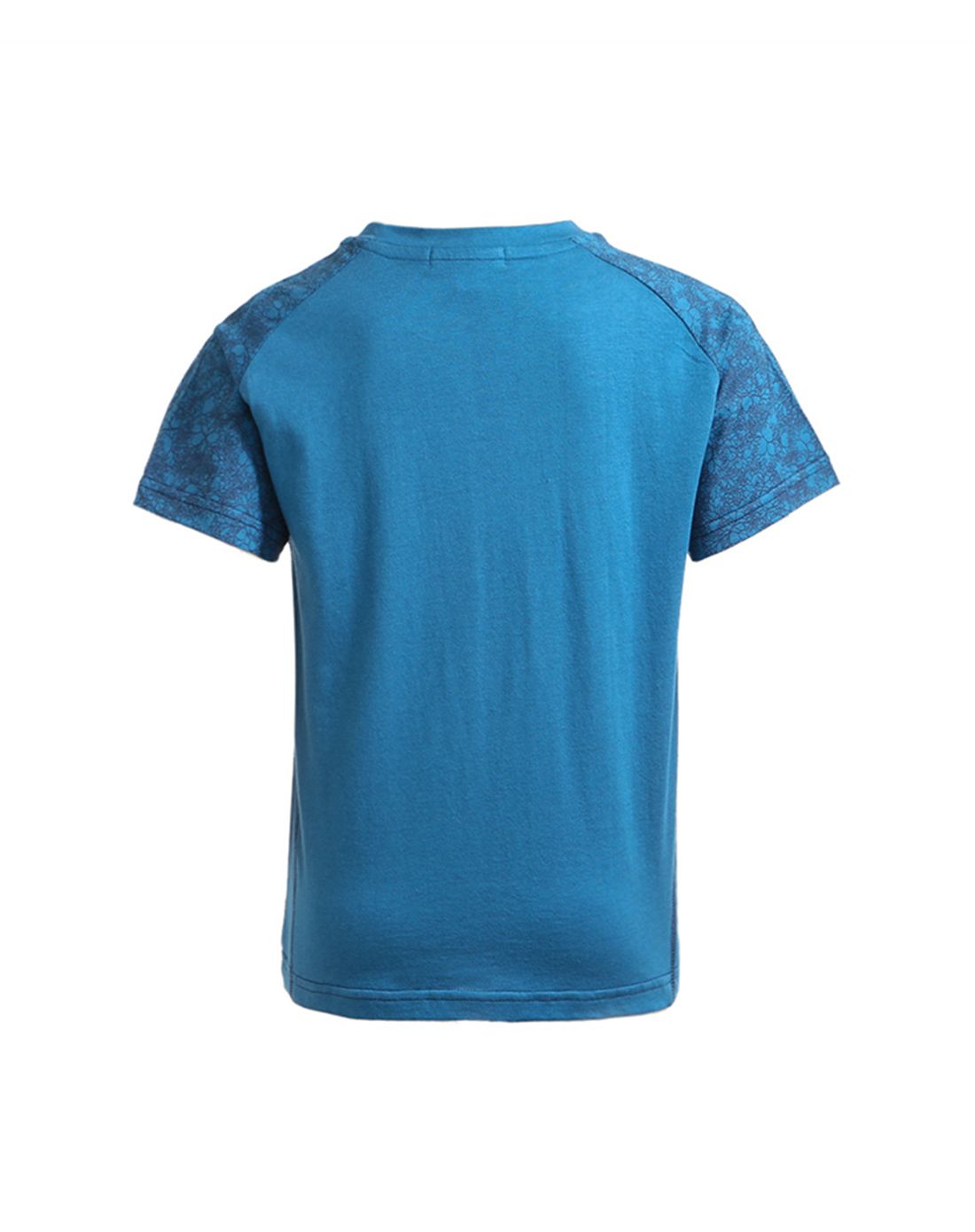男童天青蓝户外运动短袖t恤