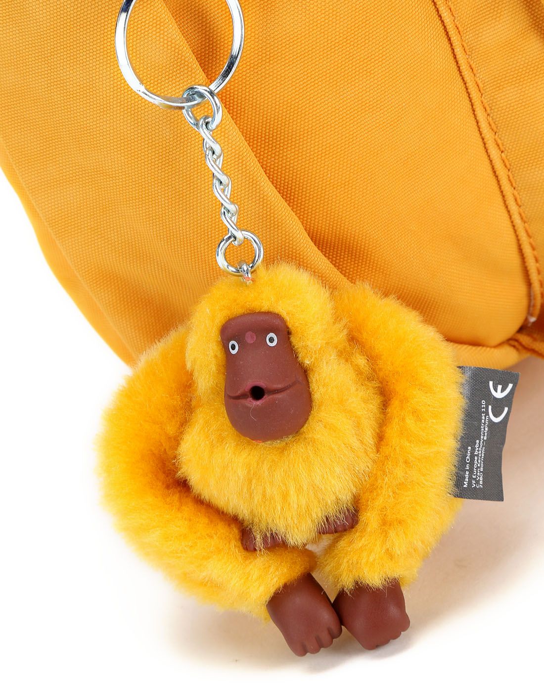 kipling猴子向日葵黄单肩斜挎包