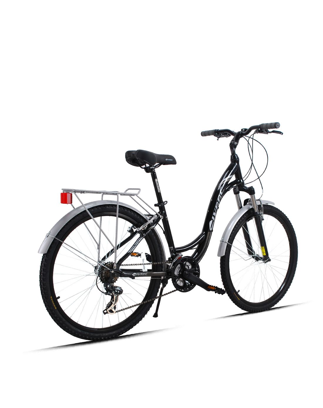 康园kouan&civrac自行车直发货civrac 26寸黑色铝合金shimano 21s变速