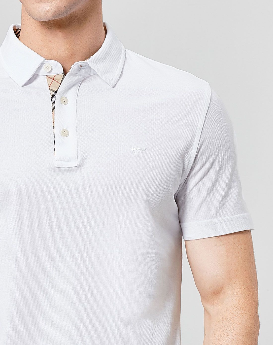 夏季新款经典时尚小狼标纯棉polo衫