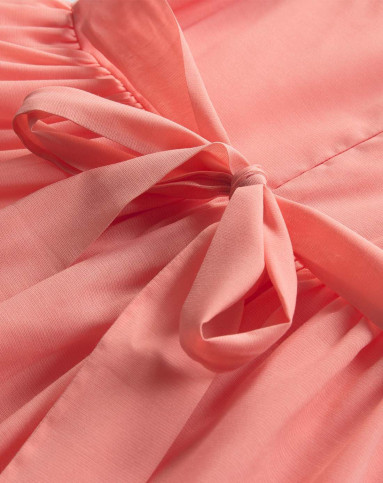 lavi女童西瓜红无袖连衣裙