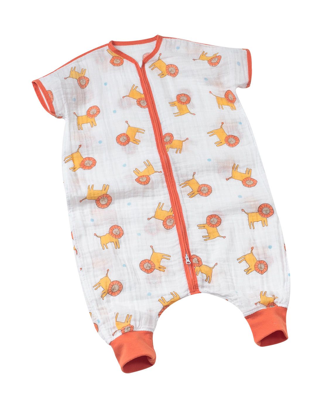 中性狮子印花双层睡袋