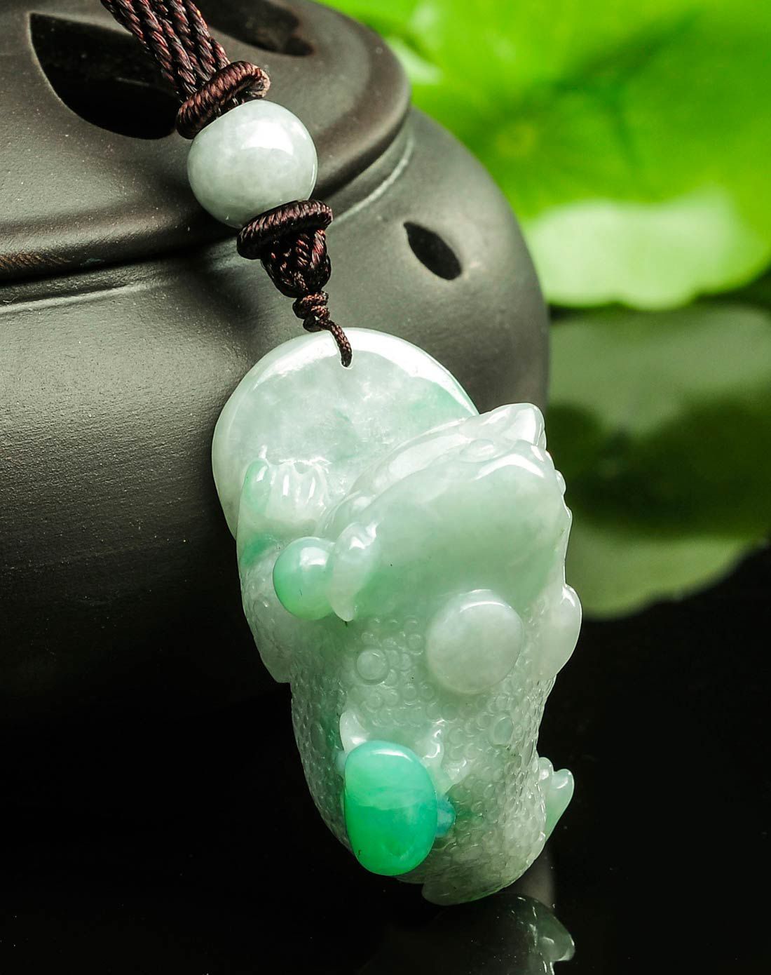 mary windsor 飘阳翠三脚金蟾翡翠吊坠(附证书)