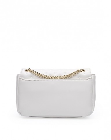 女款甜美波点米白色小包