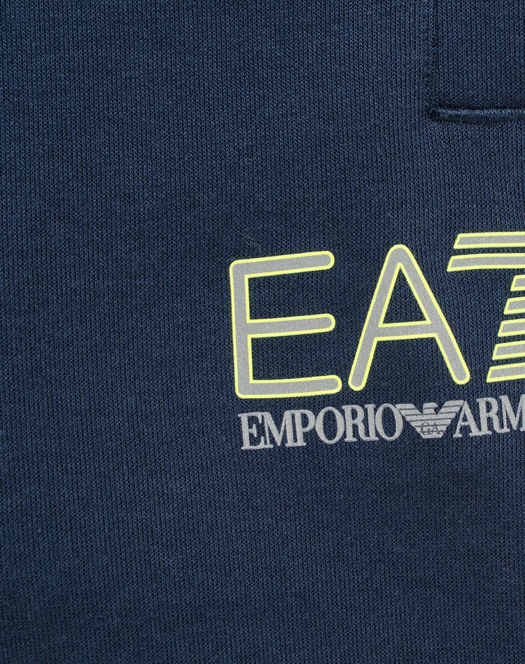 ea7 男士logo印花抽绳束脚运动长裤