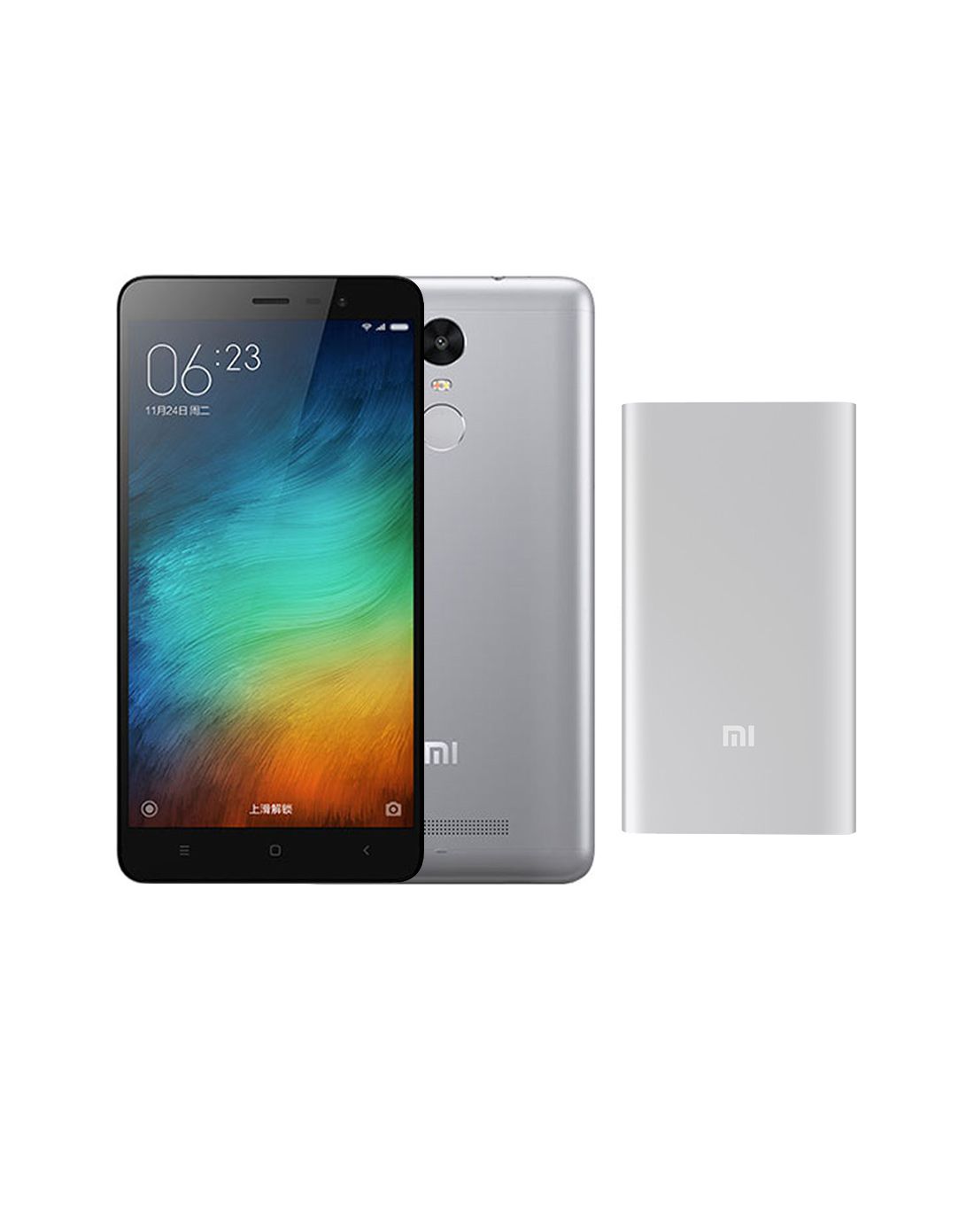 红米note 3 双网通版16gb灰色   移动电源套餐