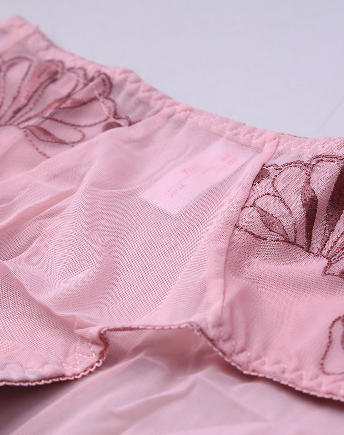 粉色夏花舒适透气提臀女士平角内裤