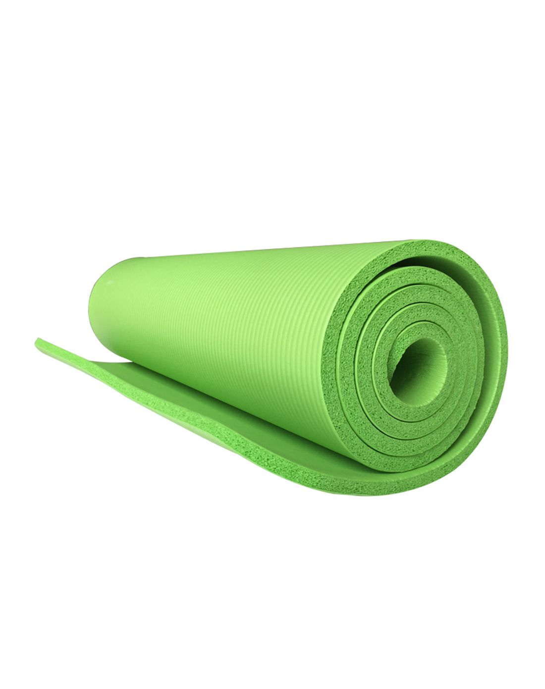nbr材质 10mm又大又软加厚加宽舒适瑜伽垫 绿色