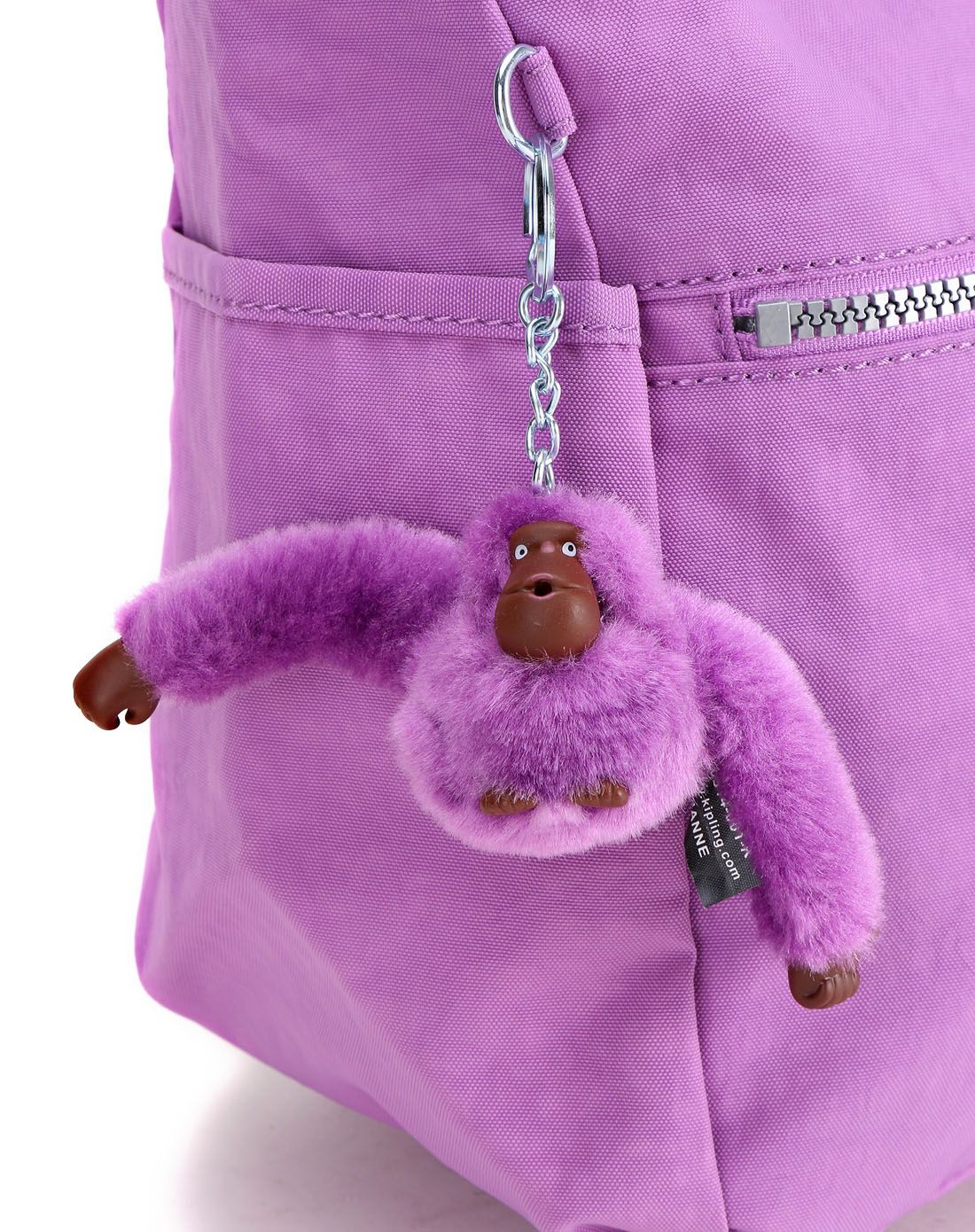 kipling猴子浪漫紫背提包