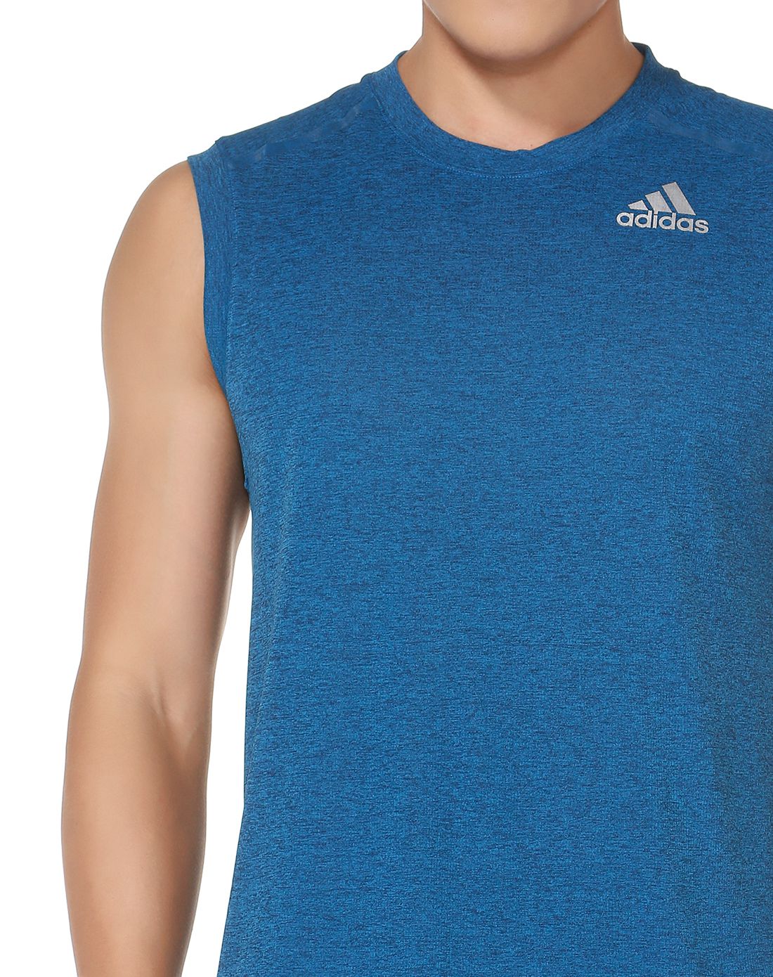 吸汗快干 男款蓝色运动背心