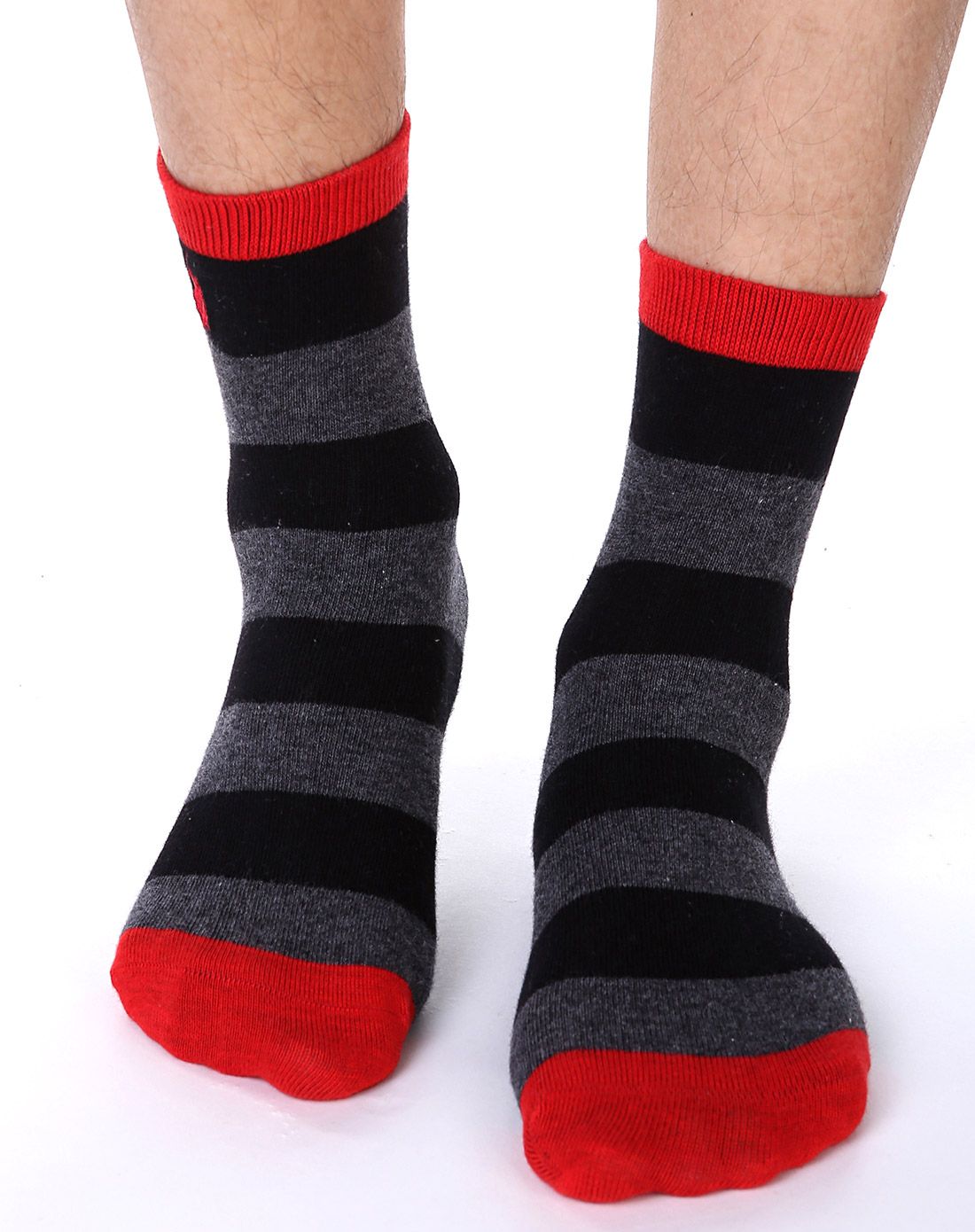 u.s.poloassn男士绣花休闲袜(四双装)