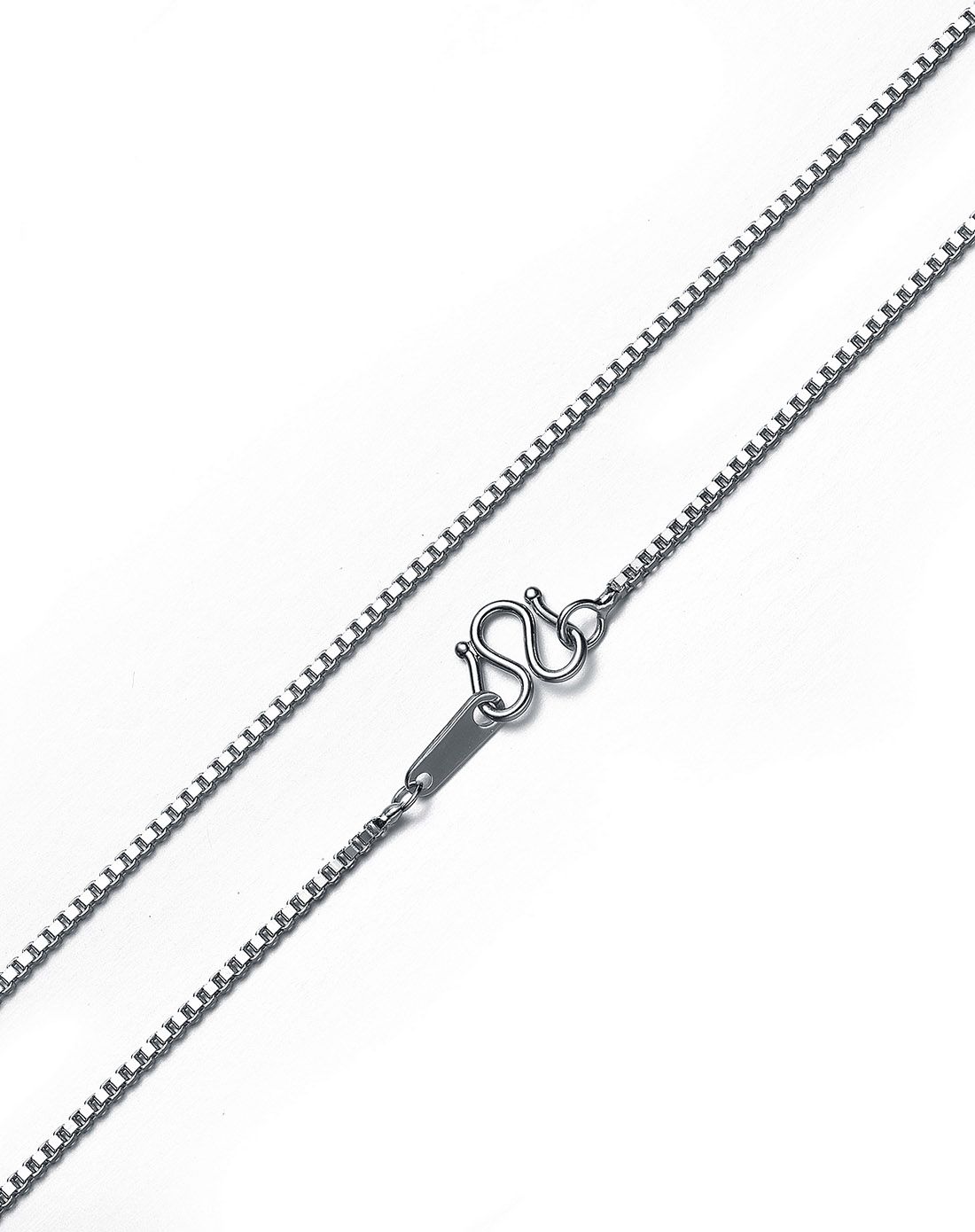 铂金pt950精致简约盒仔链