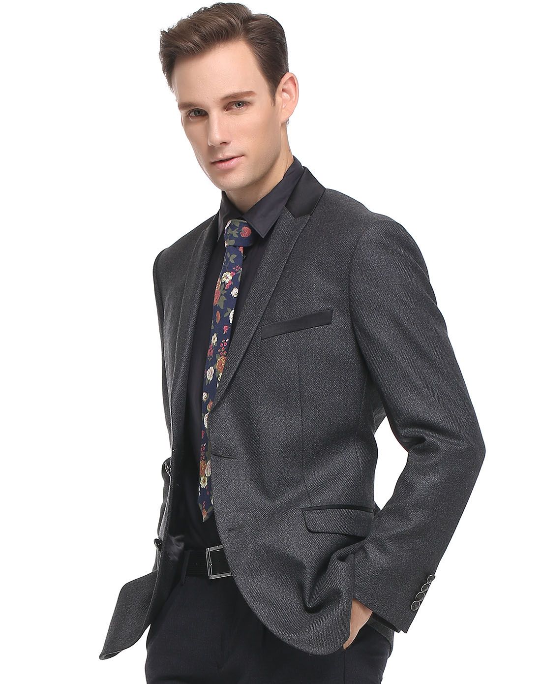 全羊毛柔软舒适绅士风度休闲单西