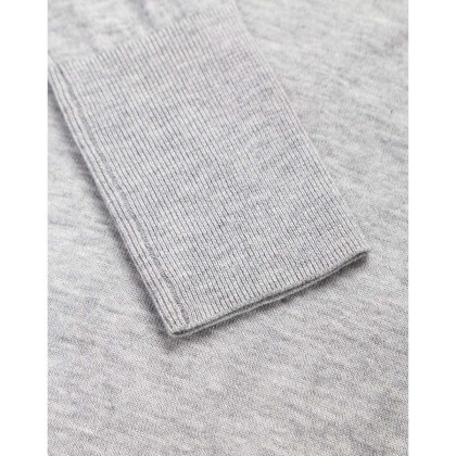 benetton女款羊毛混纺开领羊毛衫