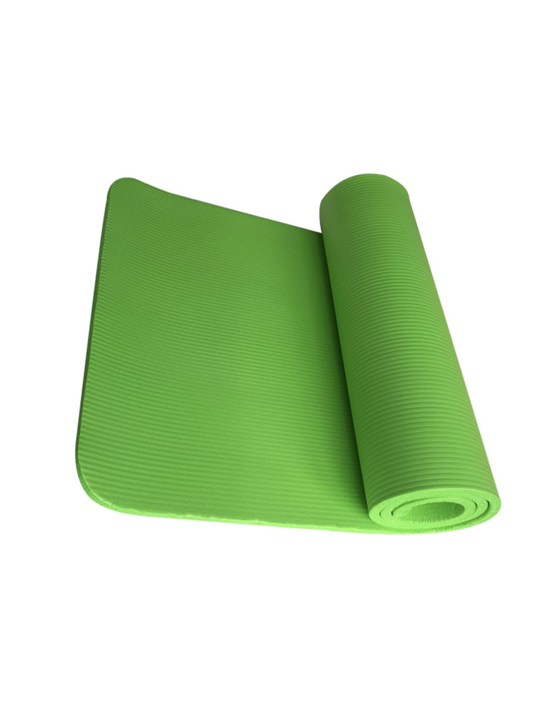 nbr材质 8mm加厚舒适柔软瑜伽垫 运动防滑健身垫 绿色