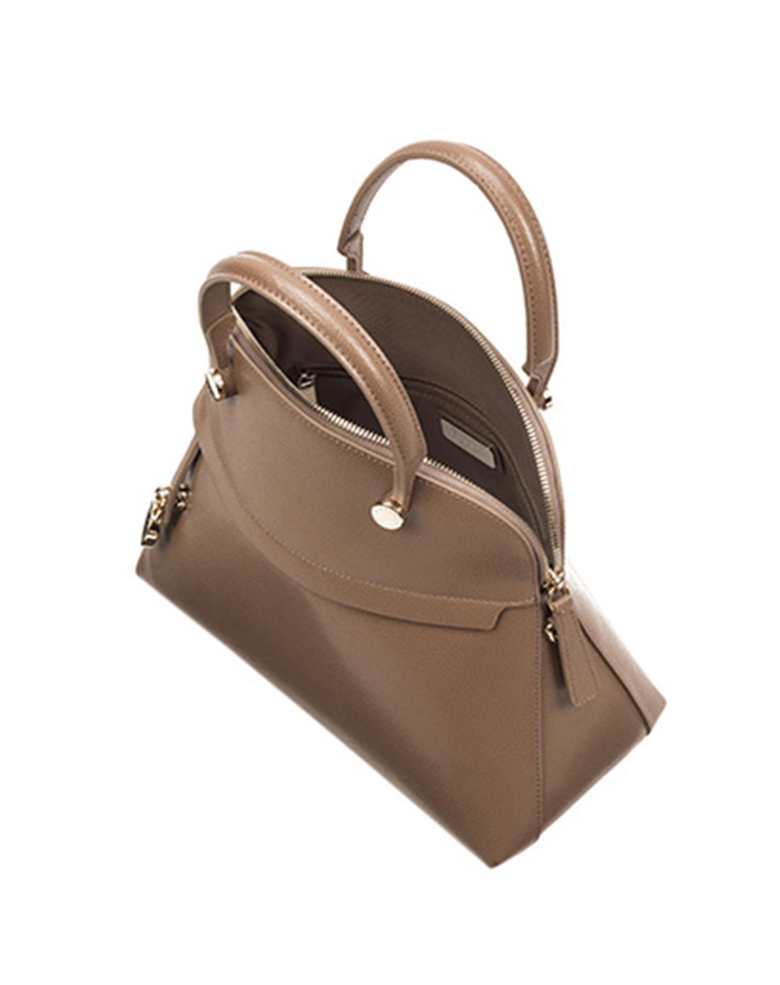 furla时尚包包专场 > furla 手提包中号 深棕色