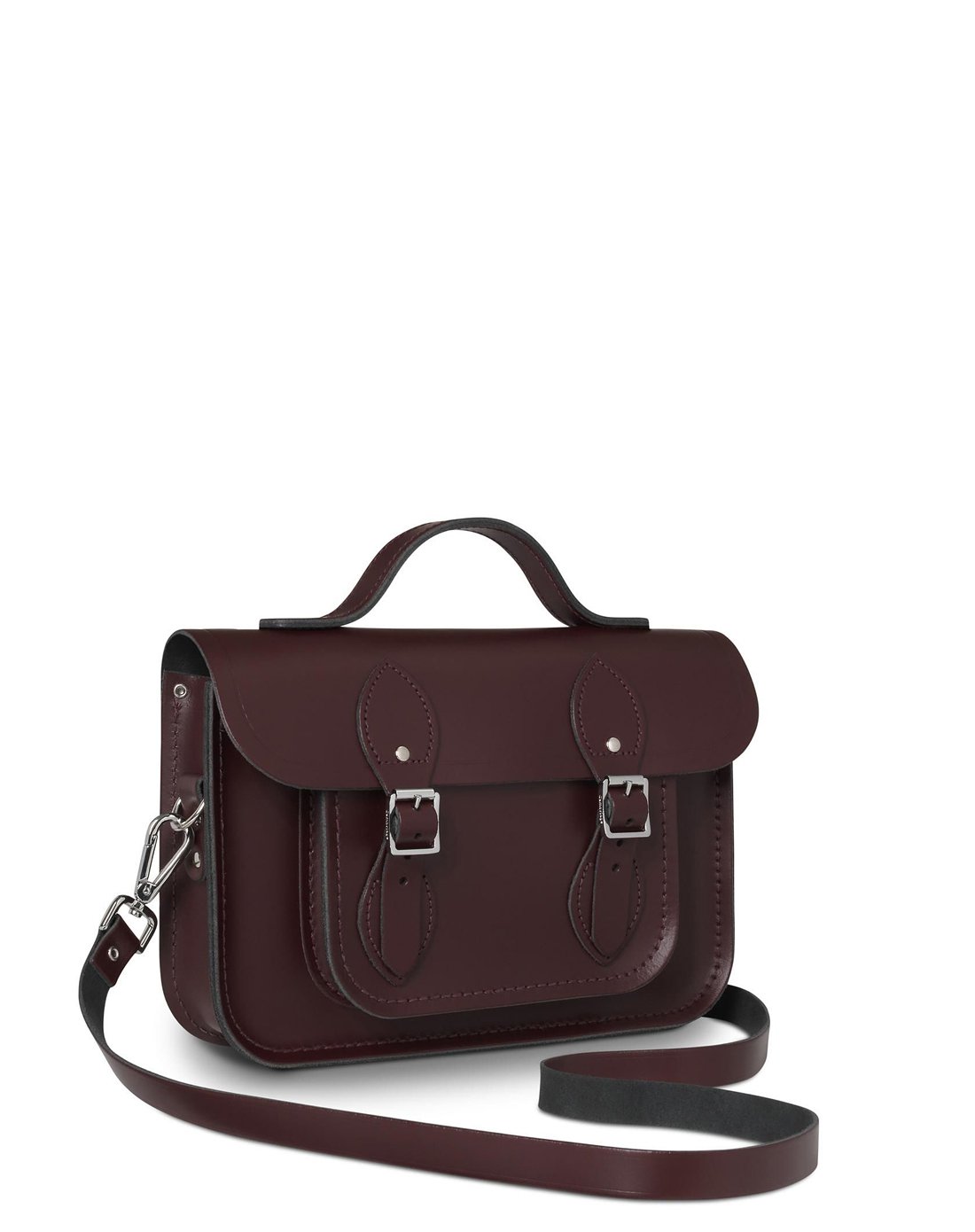 cambridge satchel经典系列女款11寸手工牛皮单肩/斜挎剑桥包