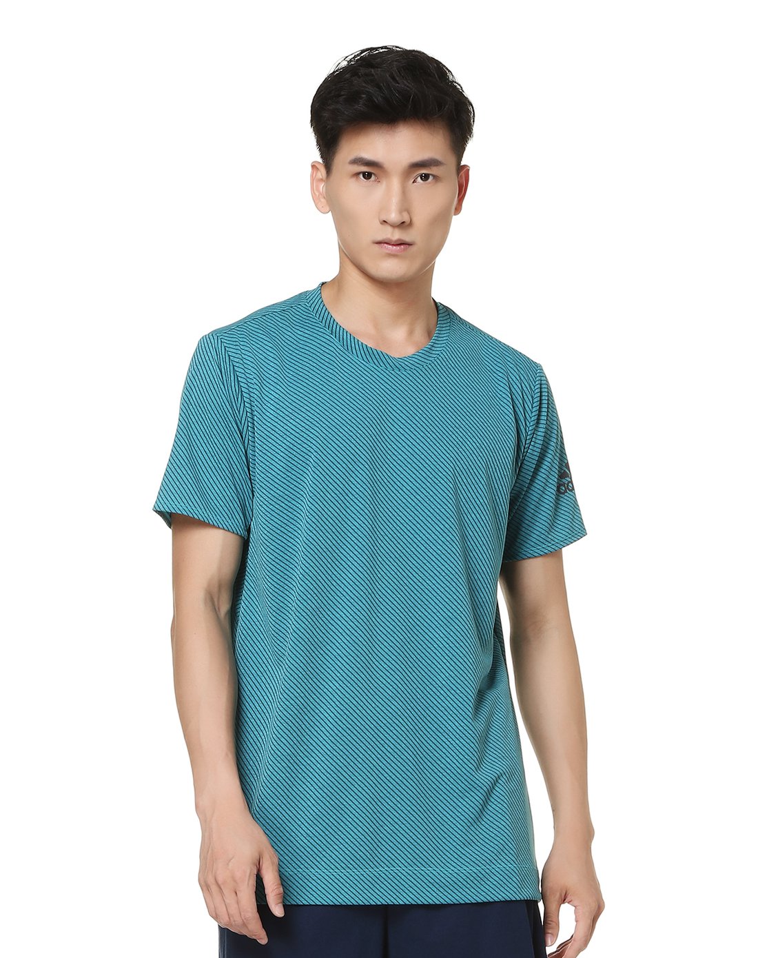 速干排湿 男款蓝绿色短袖t恤