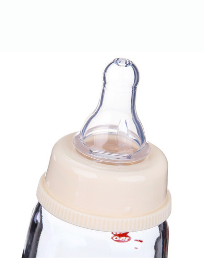chuchu啾啾耐热标准口径玻璃奶瓶150ml
