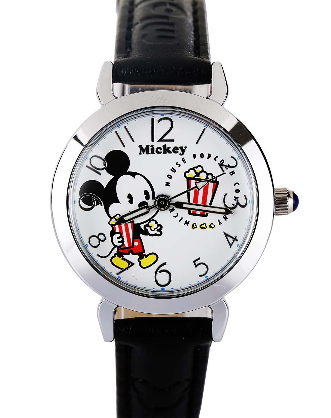 迪士尼cuties儿童防水手表中性黑色