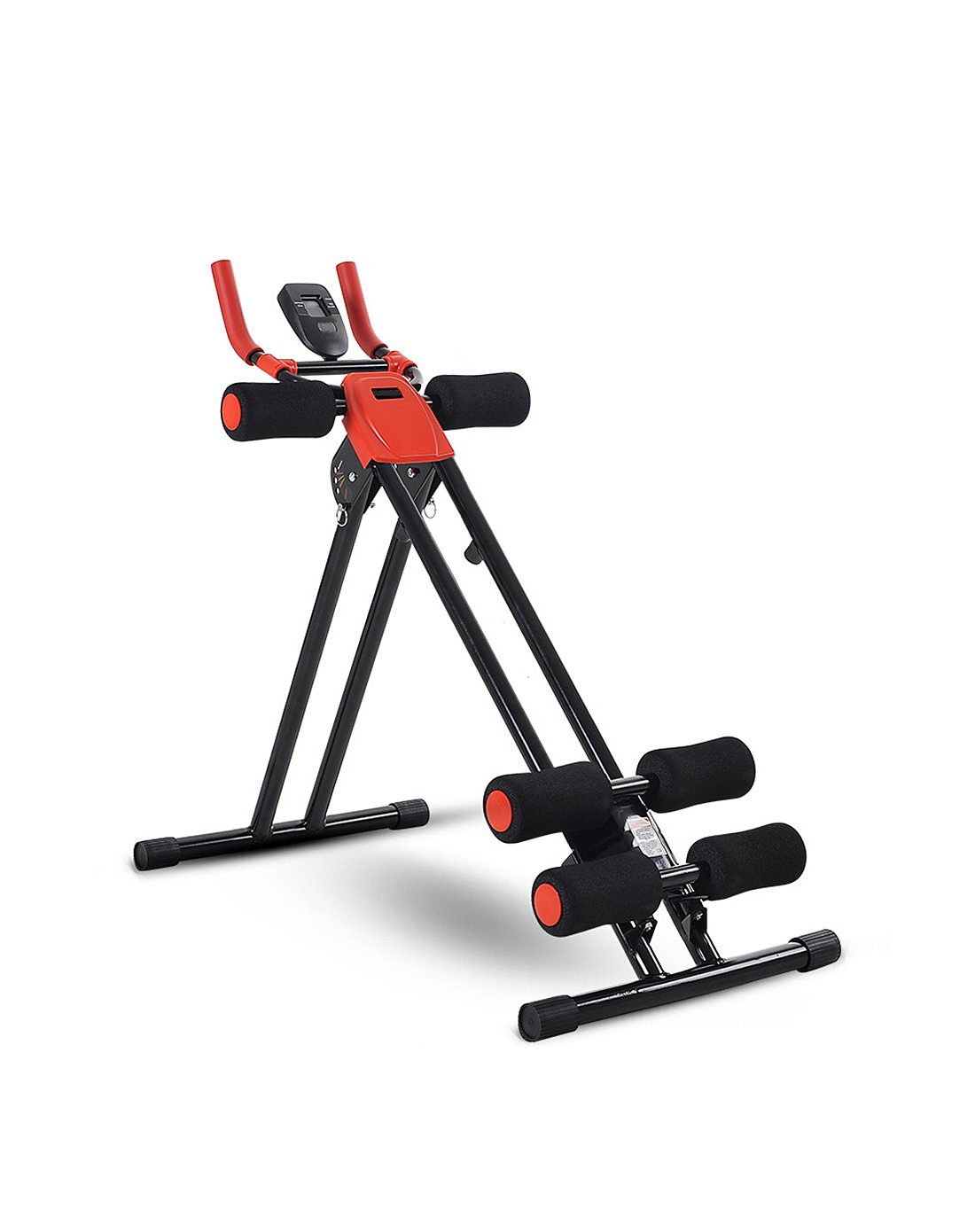 家用多功能可折叠收腹机 双杆立式美腰机 黑色