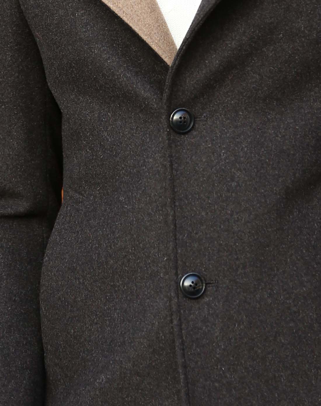 莫畏莫畏轻奢男士棕色修身呢大衣m33dy441802_唯品会