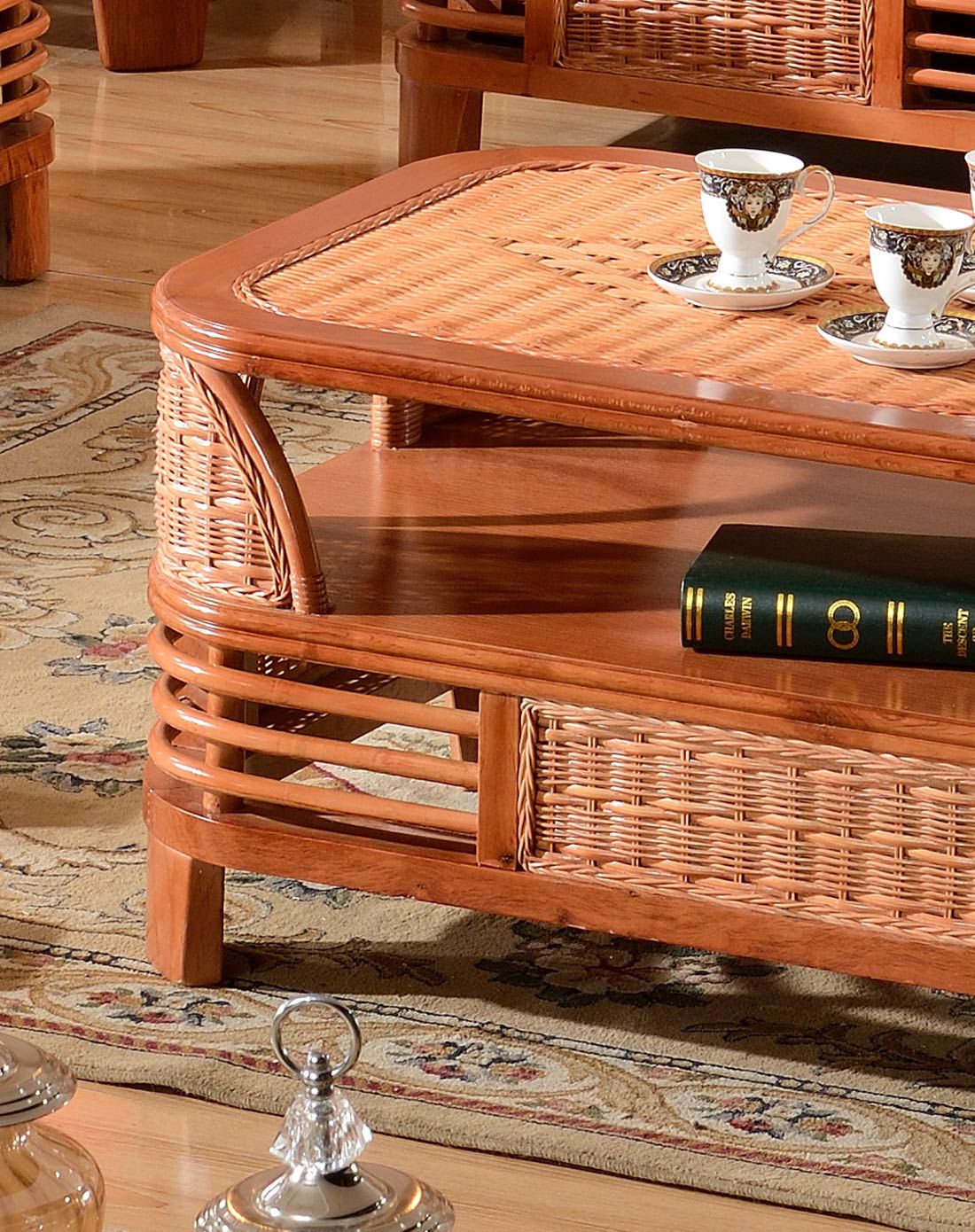 藤茶几藤艺家具休闲长茶几th6006