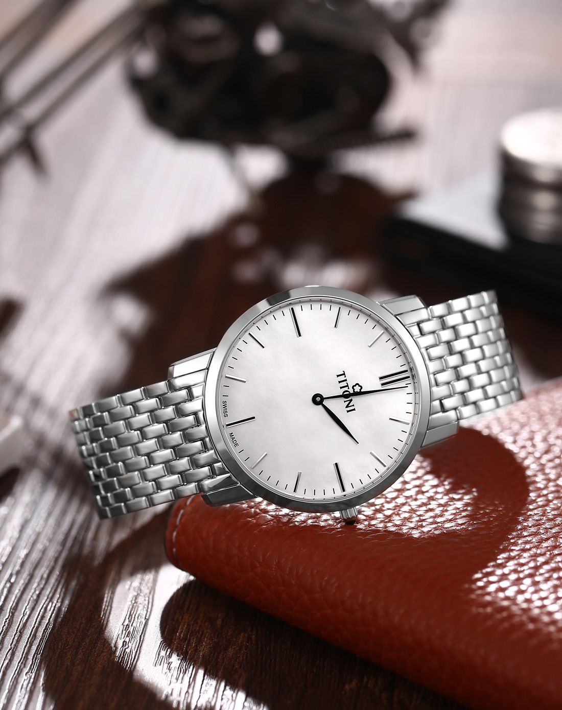 梅花 纤薄系列石英男表tq52918s-587