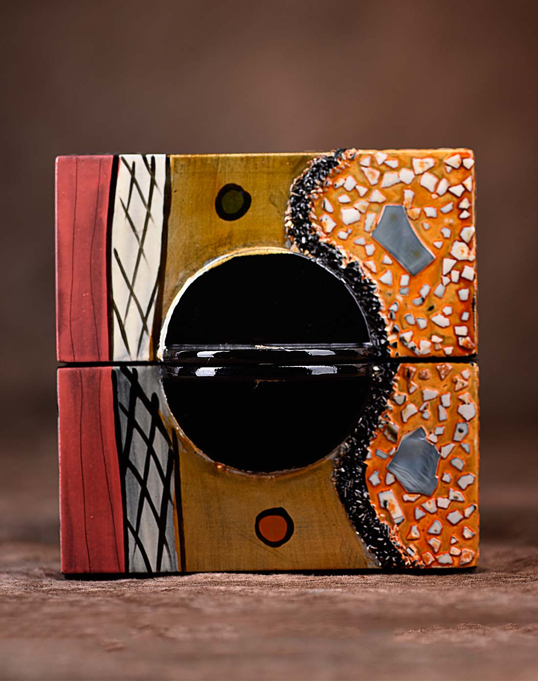 越南.芹苴南部布标族原住民纯手工漆器【八宝箱】