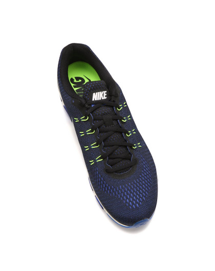 耐克nike运动潮流air max tailwind 8 男款黑配赛车蓝色跑鞋805941