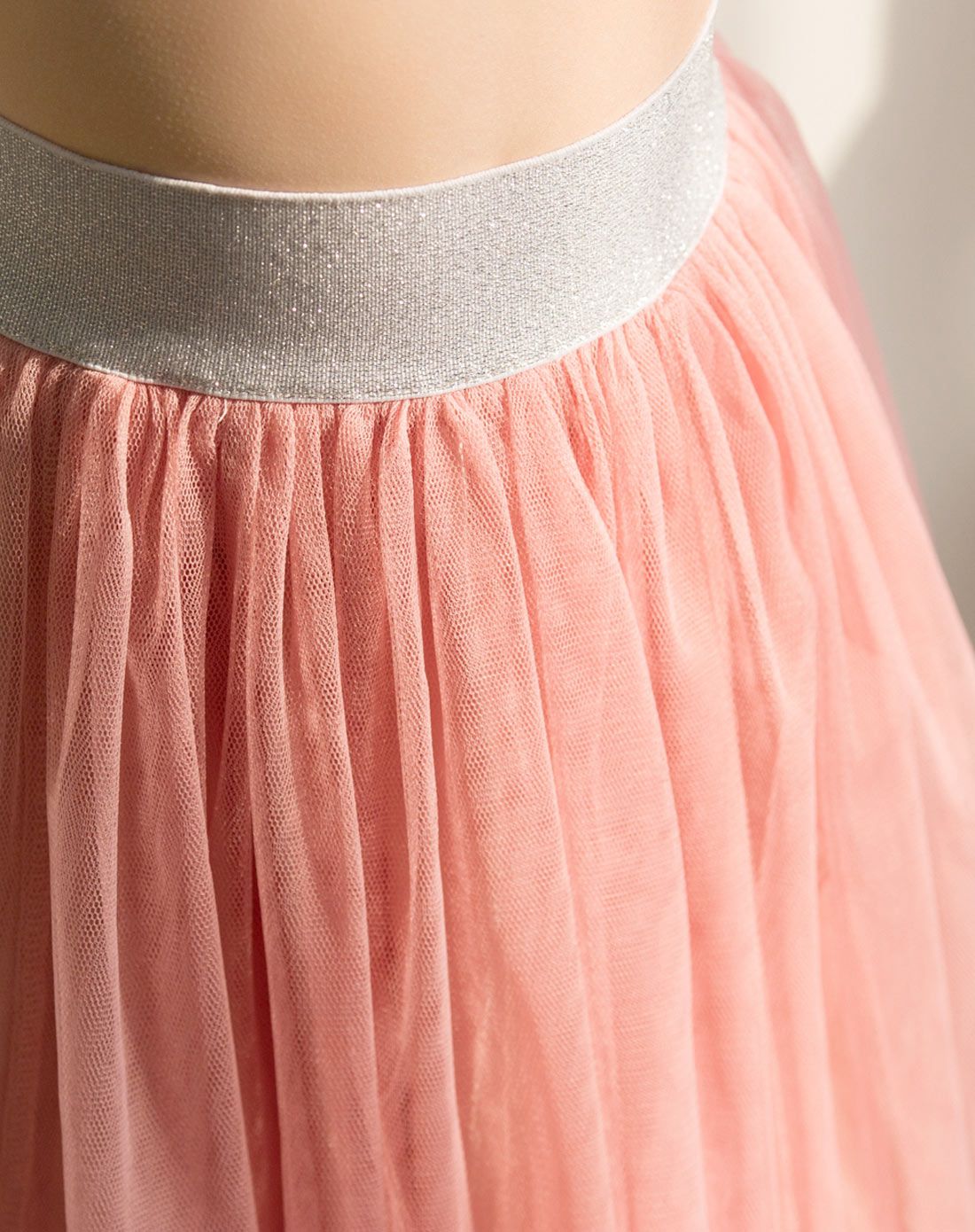 女童藕荷色半身裙