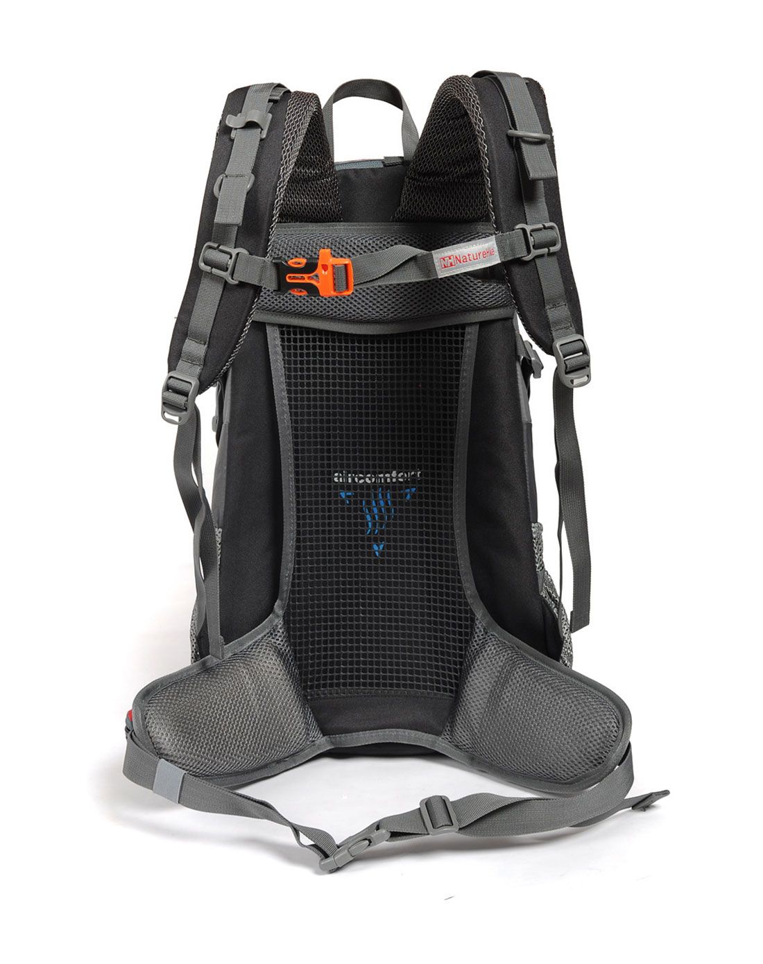 悬浮式气流交换 中性50l橙色背包 减负透气