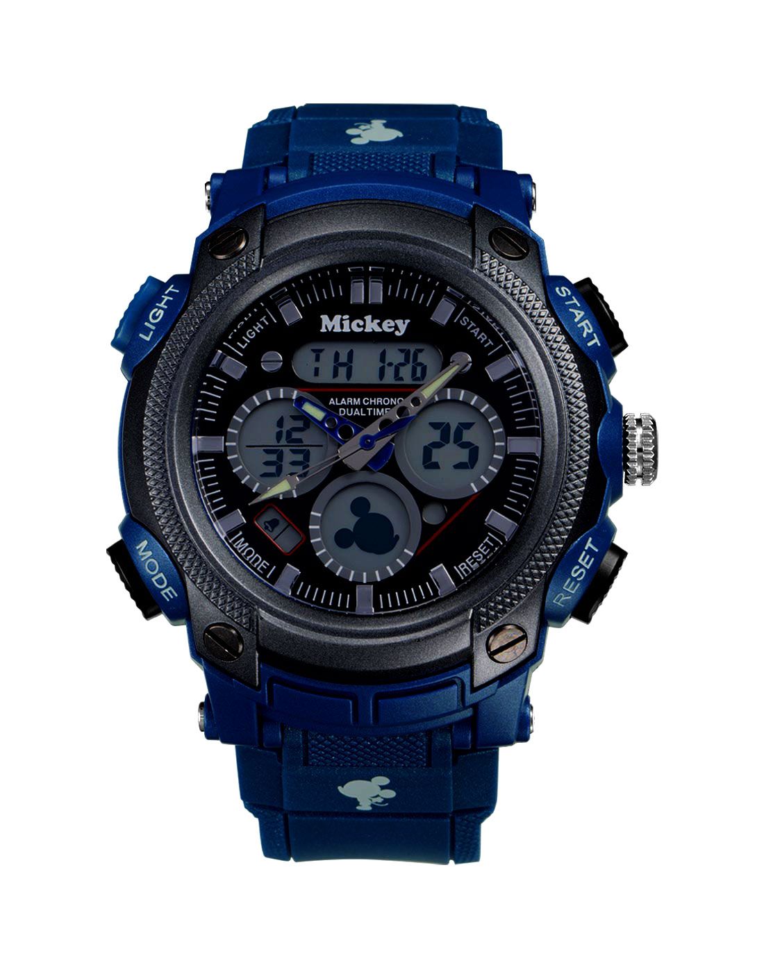 迪士尼disney男童蓝色手表