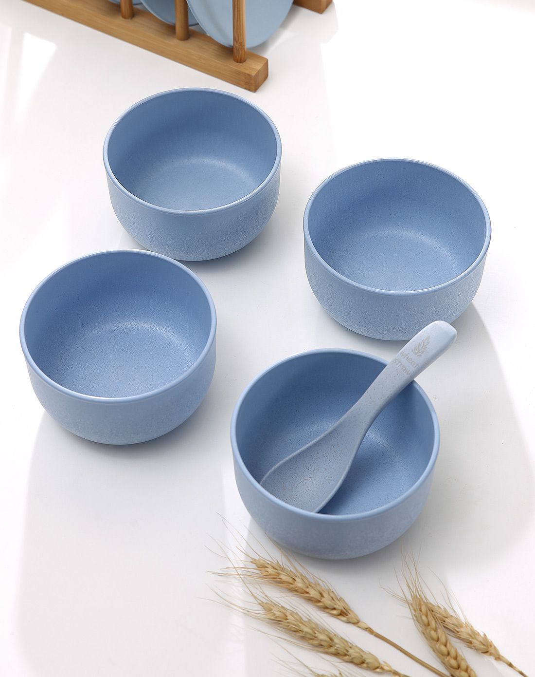 jm家居用品专场创意小麦家用环保米饭碗套装(4入-米)jm-7039_唯品会