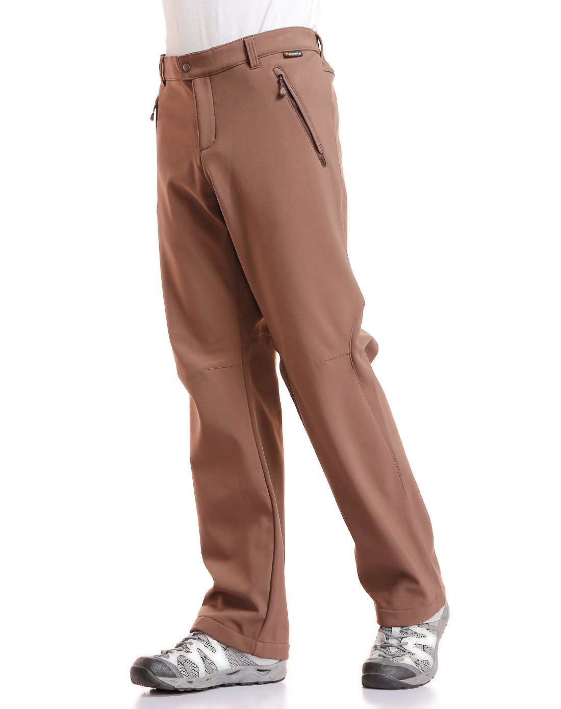 舒适经典 男款摩卡色长裤