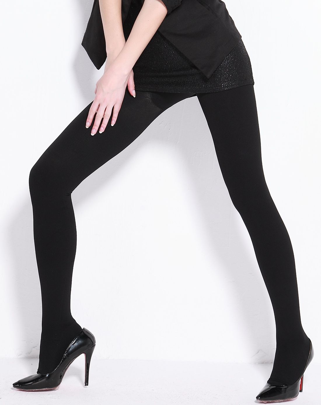 (2条装)莱卡塑身显瘦压力连裤袜