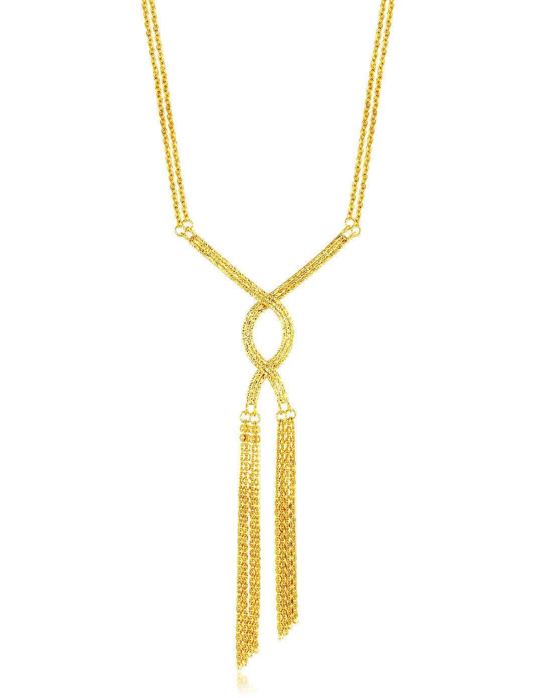 双飞燕 9k金链坠 4.87克