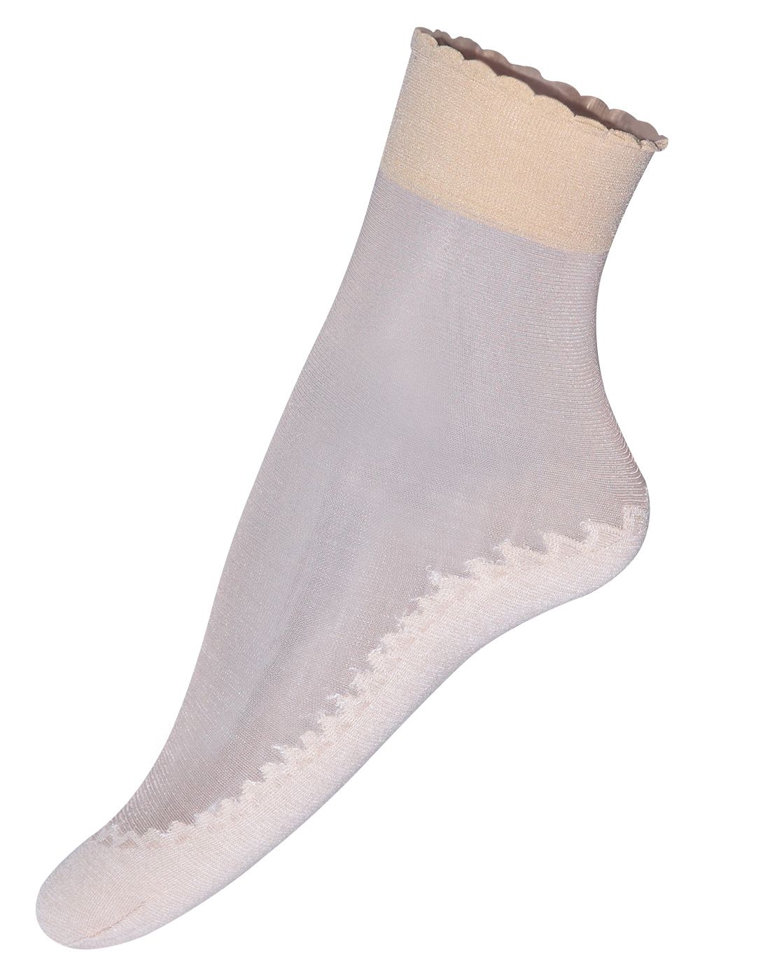 皮尔.卡丹 (新品)6双肤色装休闲莫代尔短袜