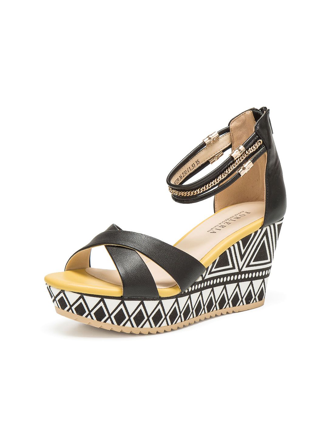 forleria水染羊皮舒适女凉鞋