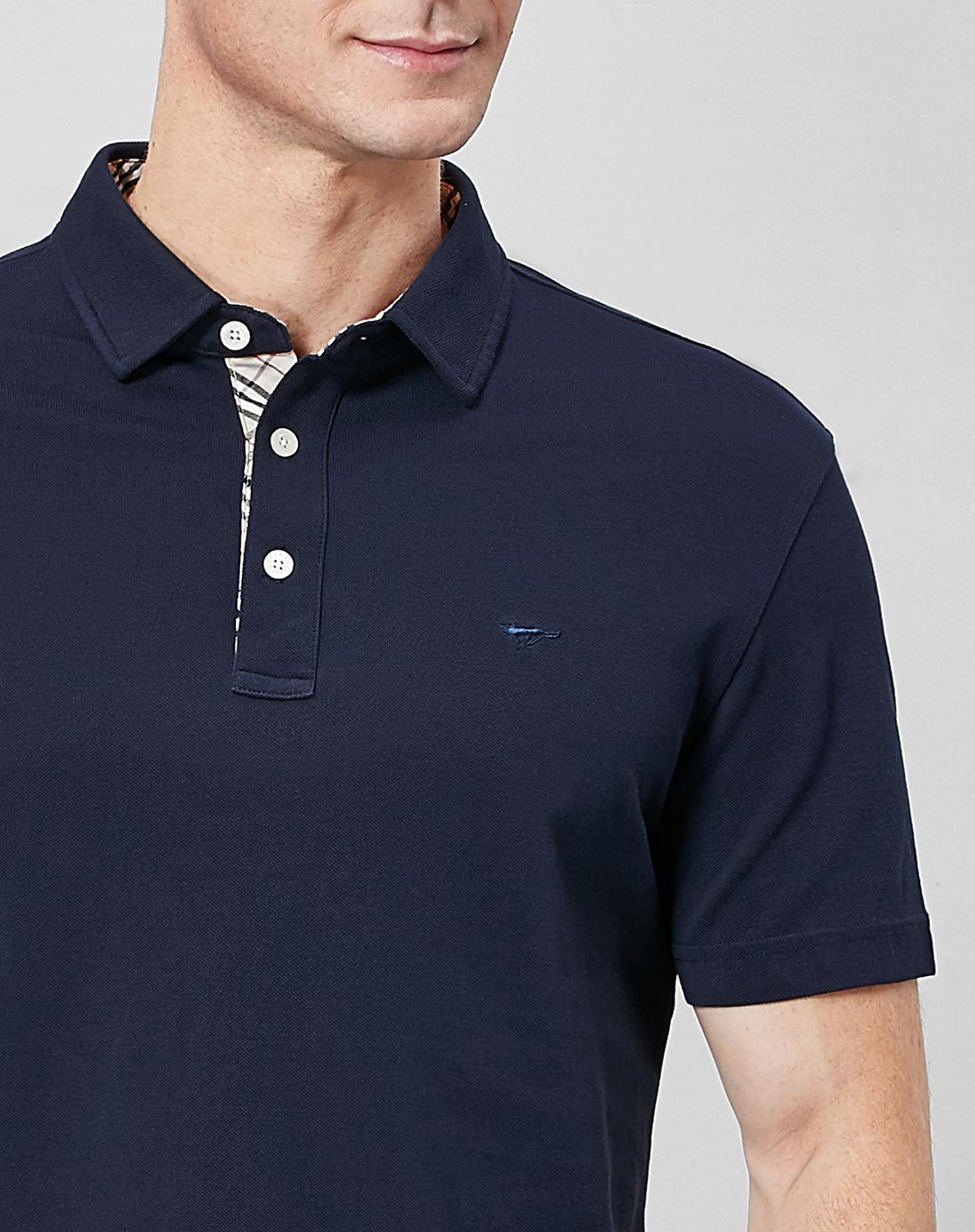 夏季新款经典时尚小狼标纯棉polo衫