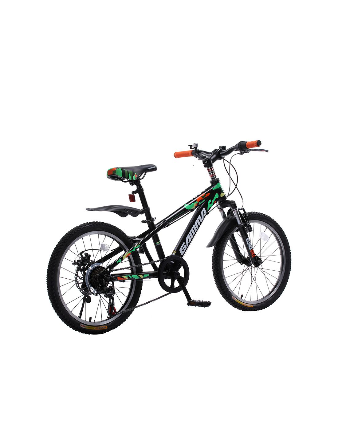 捷马gamma自行车专场直发货捷豹20寸 中性款黑色山地车 7速gma096-3