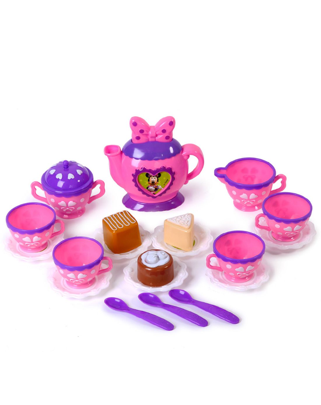 0-3岁宝宝成长玩具专场直发货迪士尼米妮茶具组合套装dth8868839_唯品