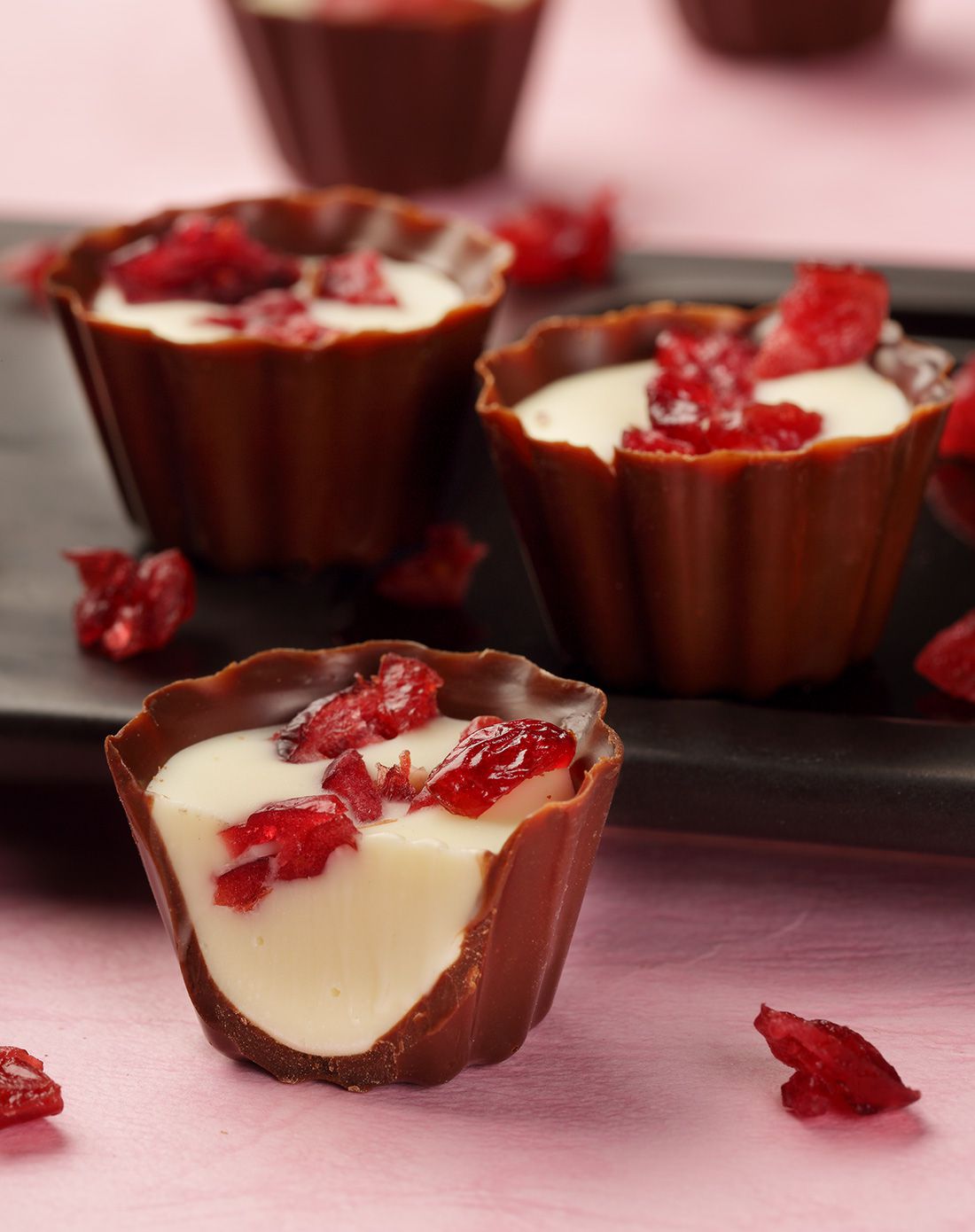 唯美挚爱 新品罗塞塔果干夹心巧克力186g