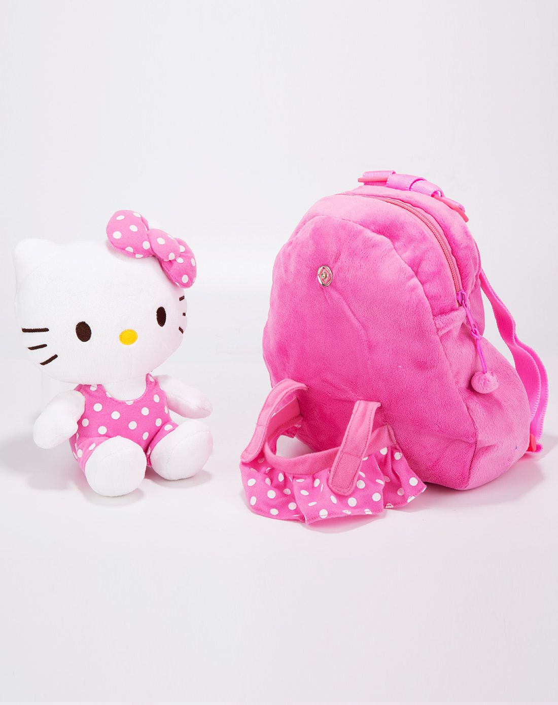 hello kitty幼儿绒毛玩具包-桃色