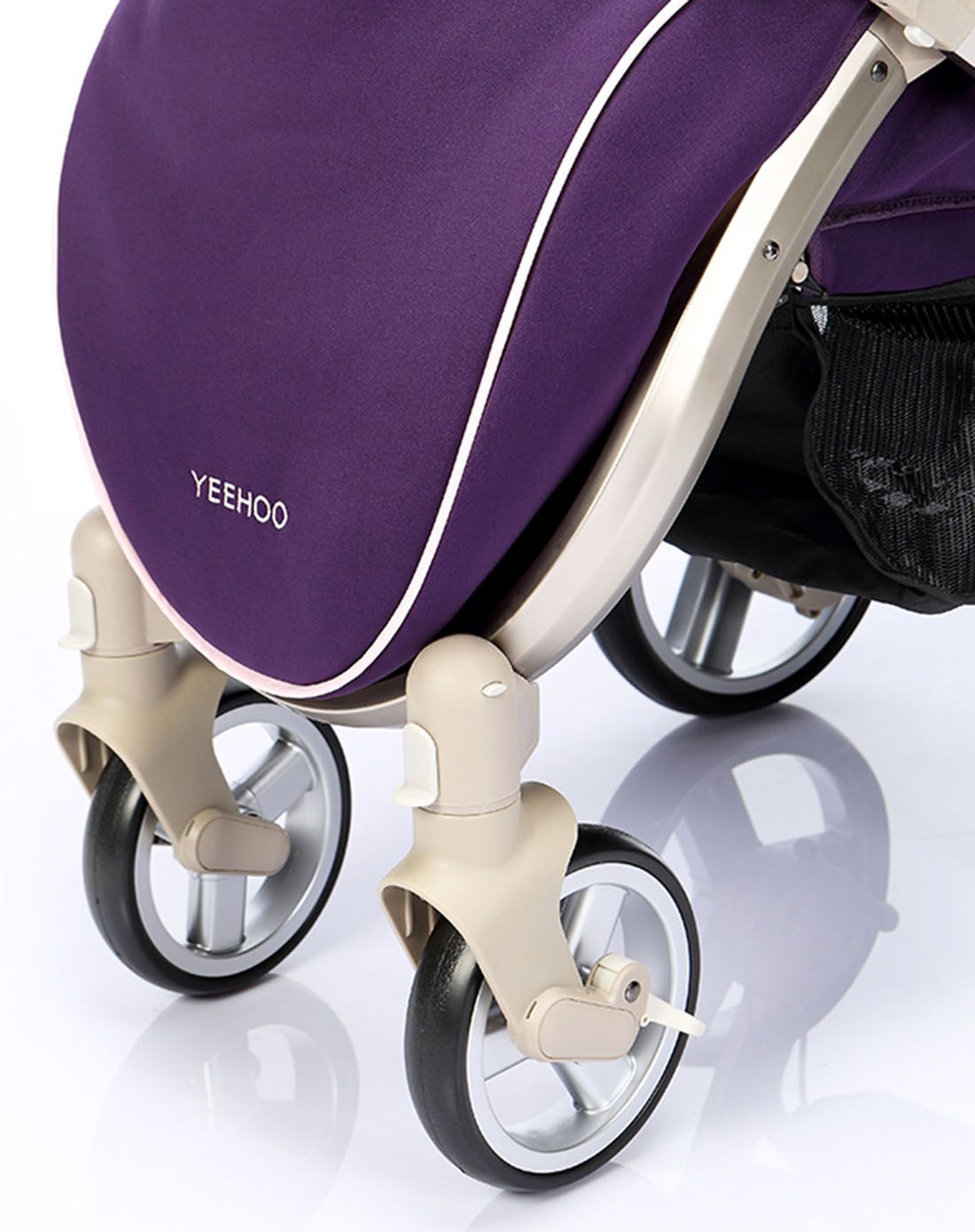 英氏yeehoo推车用品专场直发货(混合)英氏yeehoo紫色双向车婴儿车