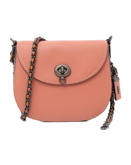 coach 蔻驰 女士小号皮质斜挎包