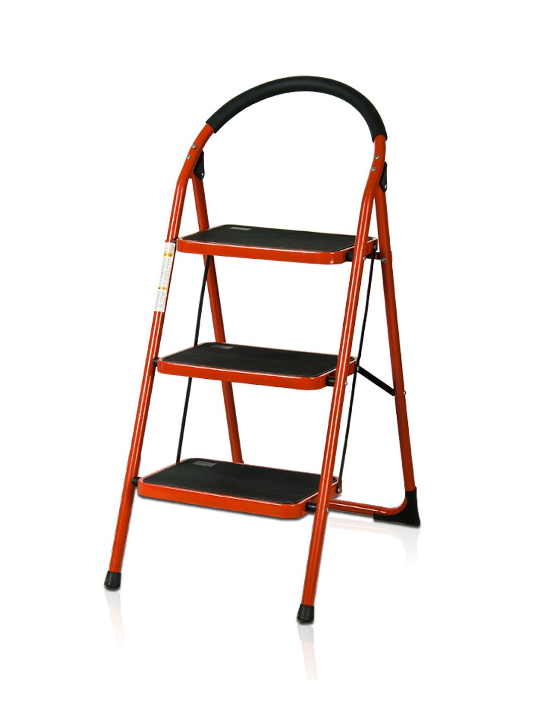 居家必备实用红色三步家用梯