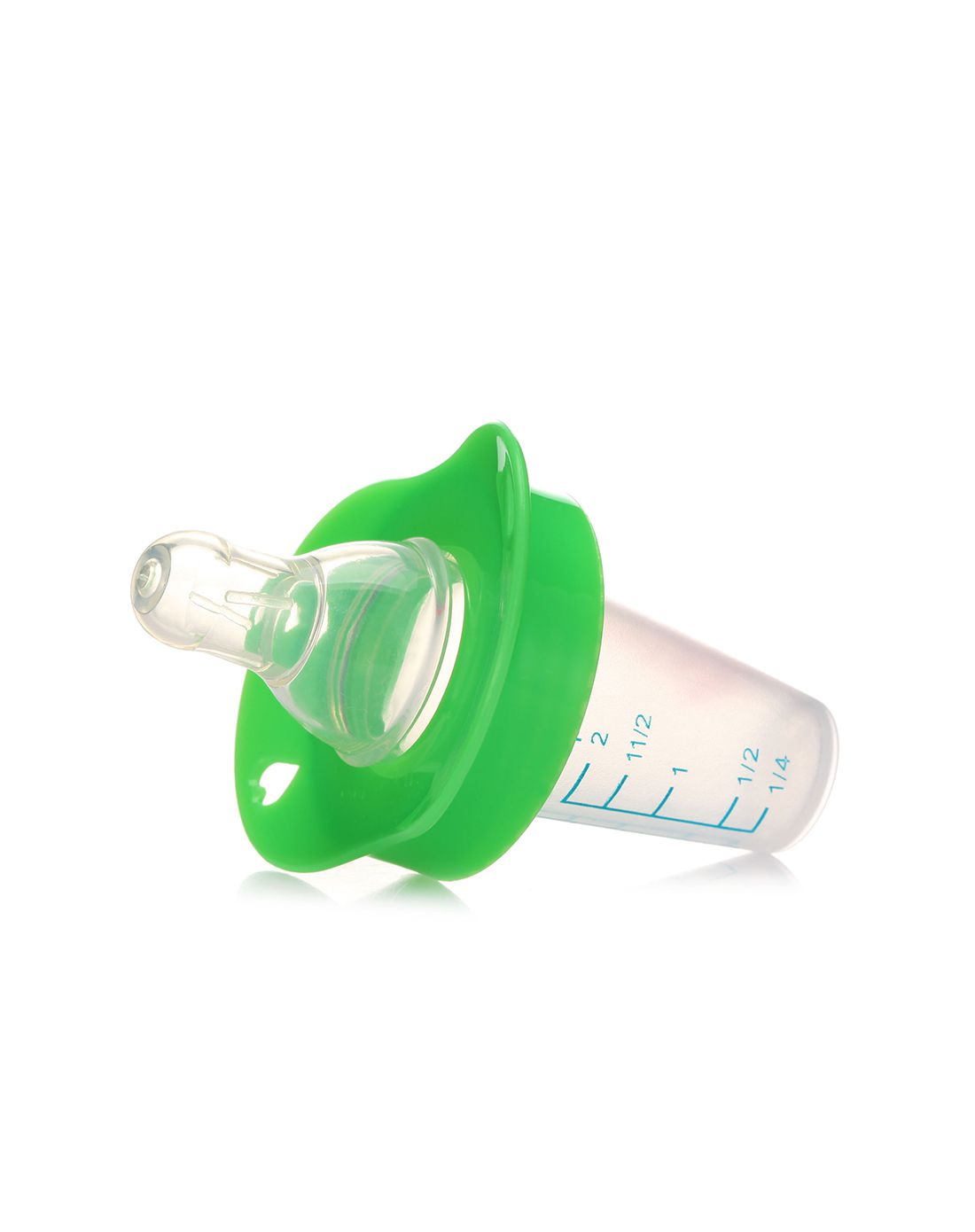 满趣健 婴儿奶嘴式刻度喂药器(绿色)