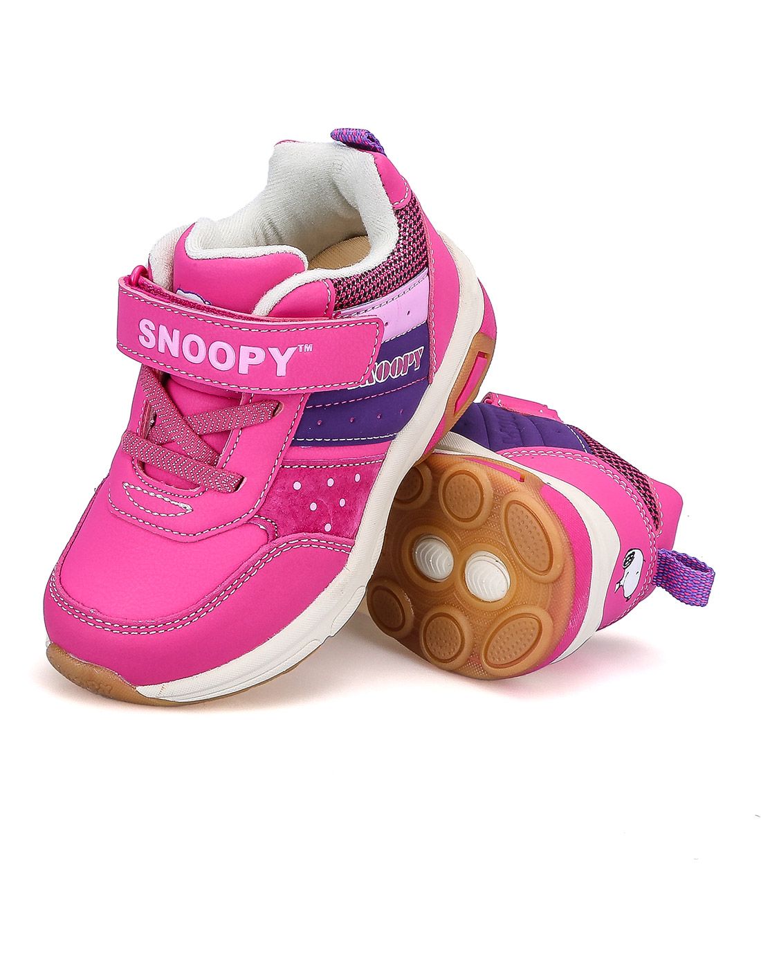 儿童新款功能鞋专场女童梅红中小童段冬季二棉健康户外机能鞋s915